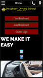 Mobile Screenshot of needhamdrivingschool.com